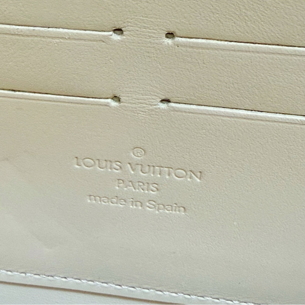 LOUIS VUITTON x STEPHEN SPROUSE CREAM PINK VERNIS LEOPARD ZIPPY LONG WALLET - Picture 13 of 14